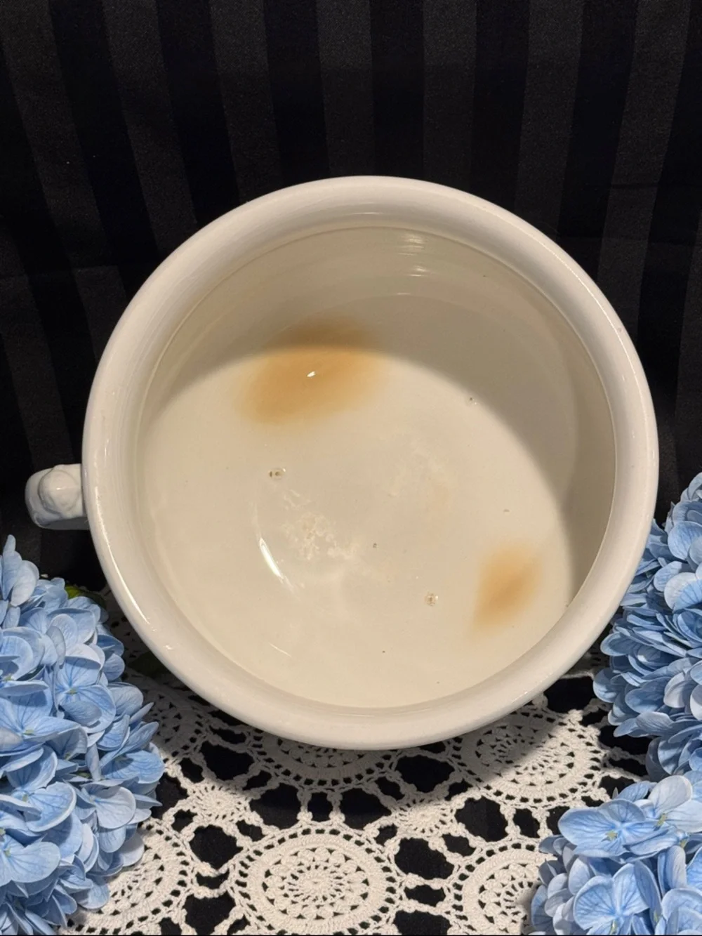 Chamber Pot by Homer Laughlin White Ceramic